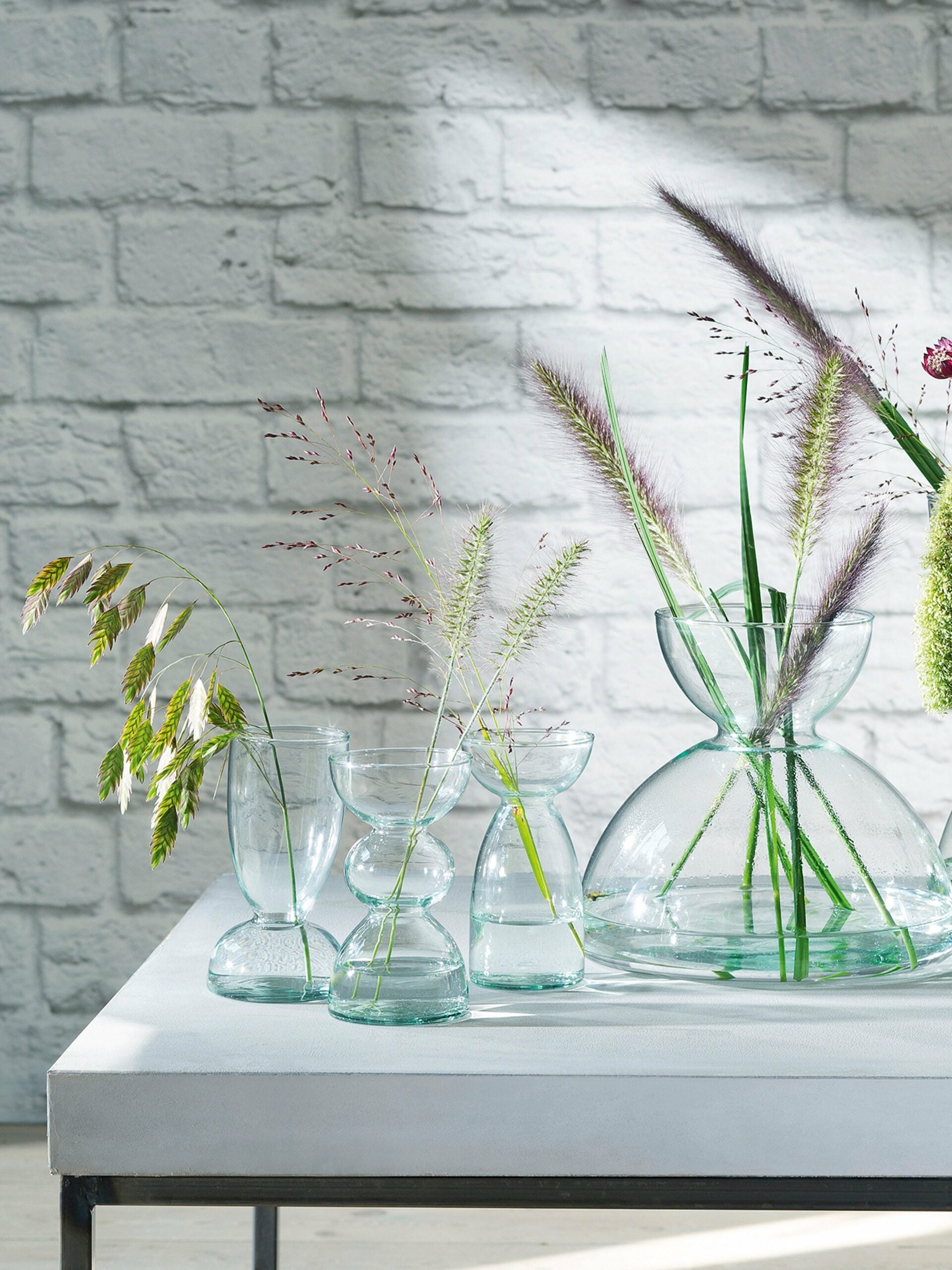 CANOPY TRIO VASE SET H13CM CLEAR