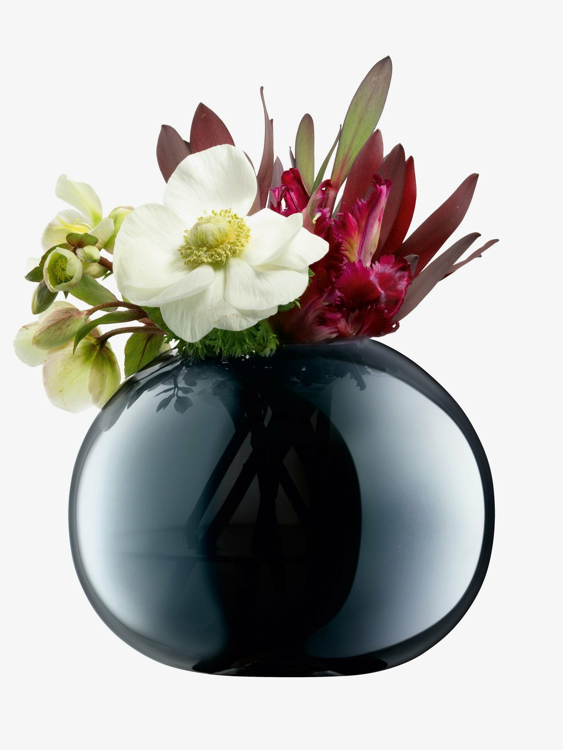 LSA Epoque Vase H13.5cm Sapphire/Lustre