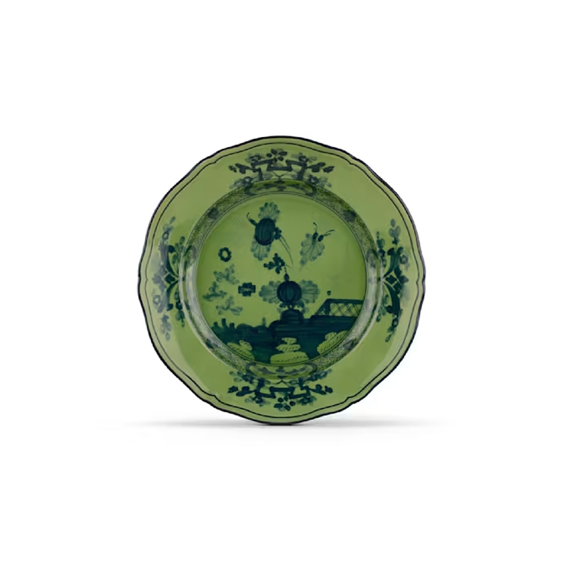 Ginori 1735 Flat Dessert Plate 21CM - Oriente Italiano Malachite