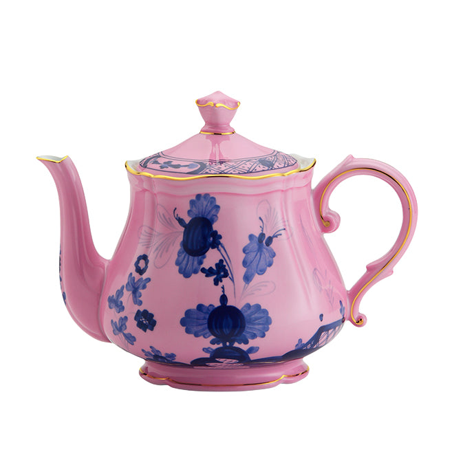 Ginori 1735 Teapot With Cover - Oriente Italiano Azalea