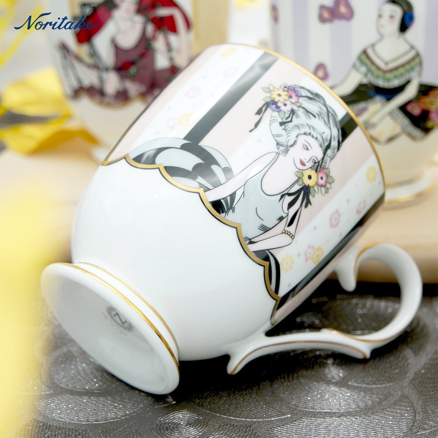 Noritake 1920 Lady Mug - Madame De Pompadour