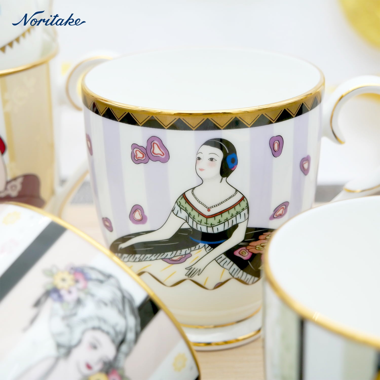 Noritake 1920 Lady Mug - Anna