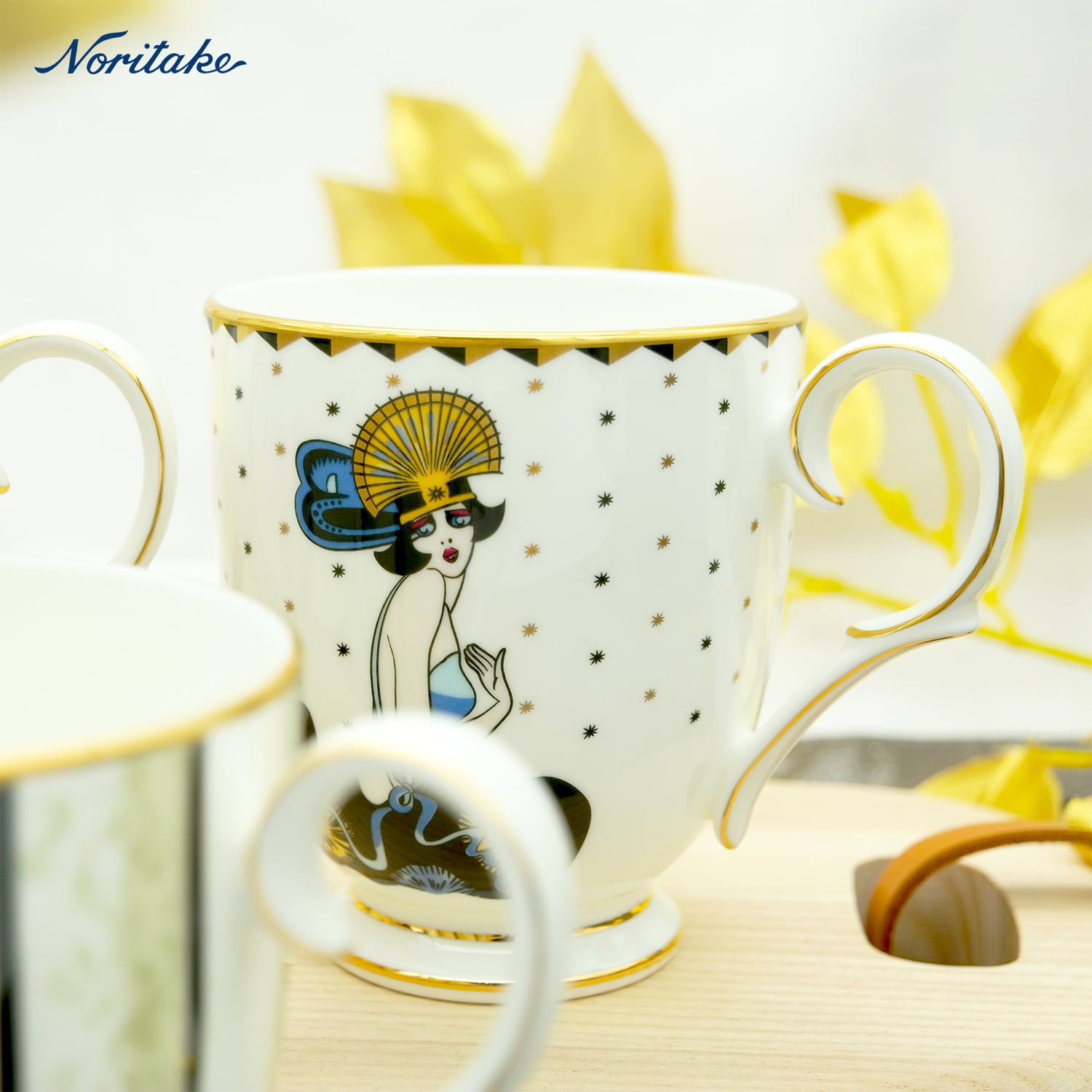 Noritake 1920 Lady Mug - Elte