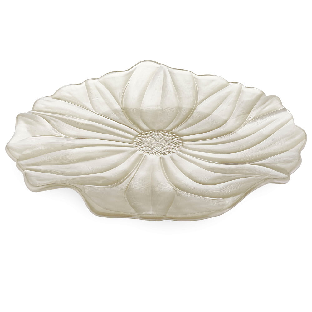 IVV Magnolia Plate Pearly Ivory Decoration