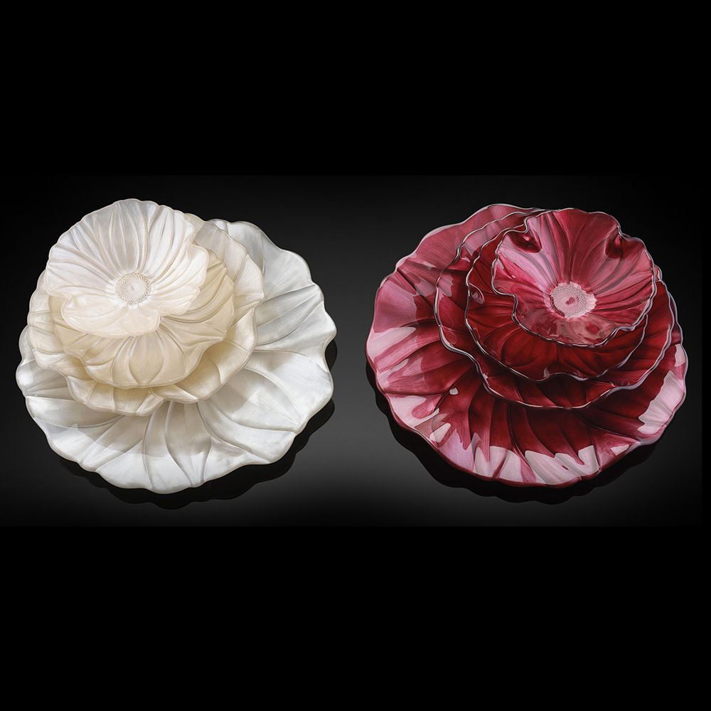 IVV Magnolia Centrepiece 41cm Red Decoration