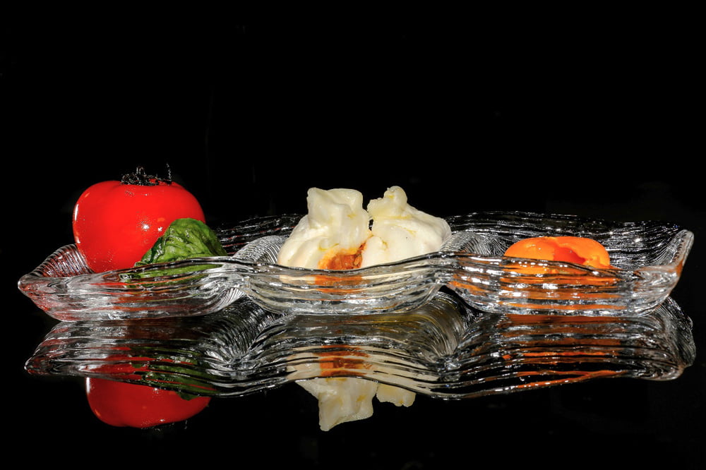 Ivv All In One 3 Section Appetizer Tray Rectangular -Clear