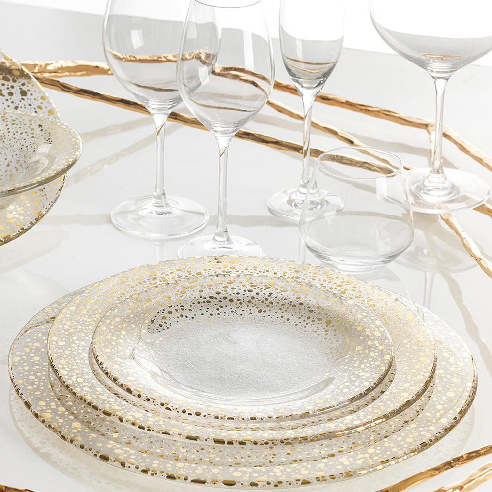 IVV Sparkling Plate Gold Decoration
