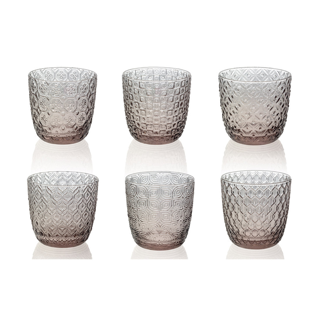 IVV Sixties Set of 6 Tumblers - Tortoise