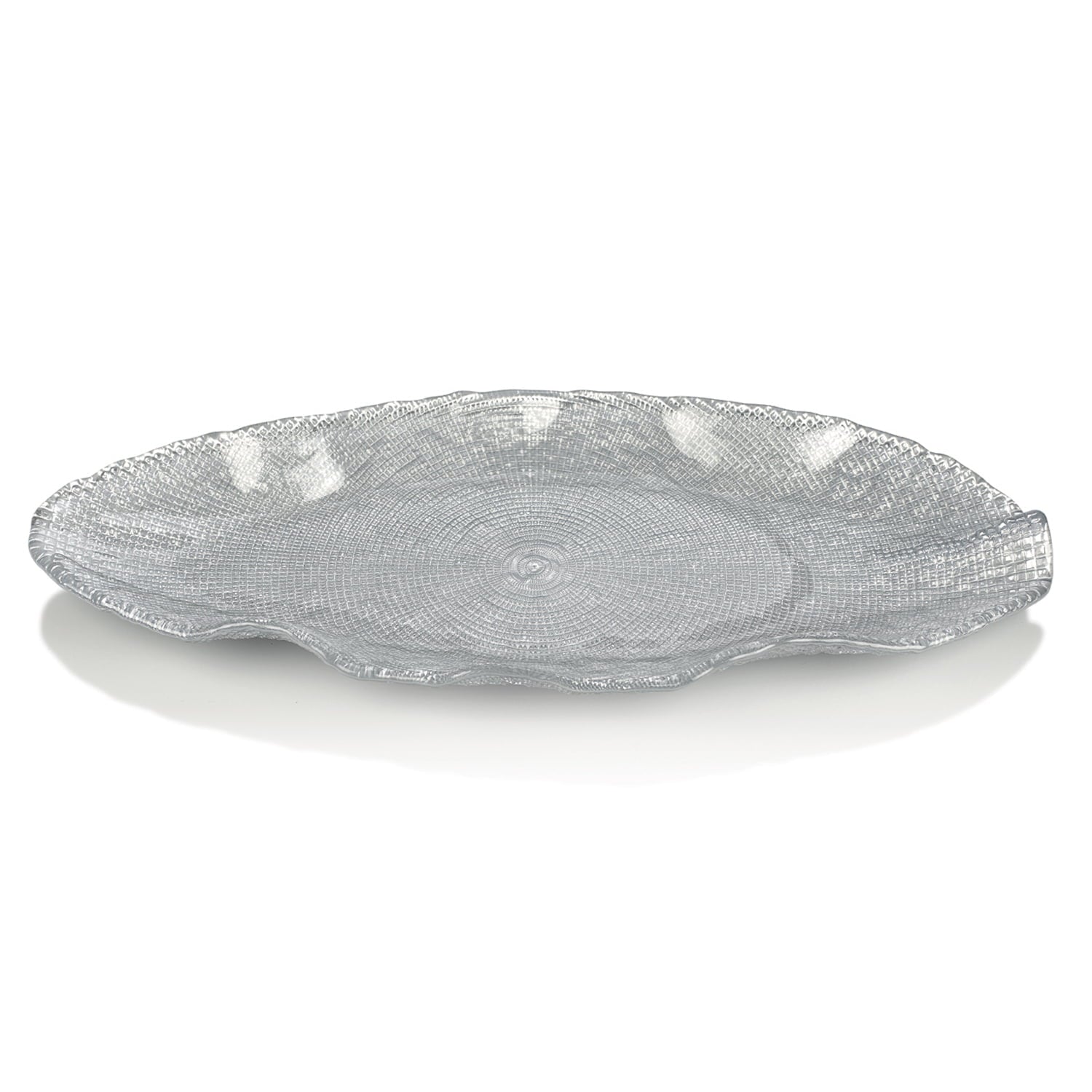 Ivv Folies Oval Tray 52X22.5Cm - Pearl Grey Decoration
