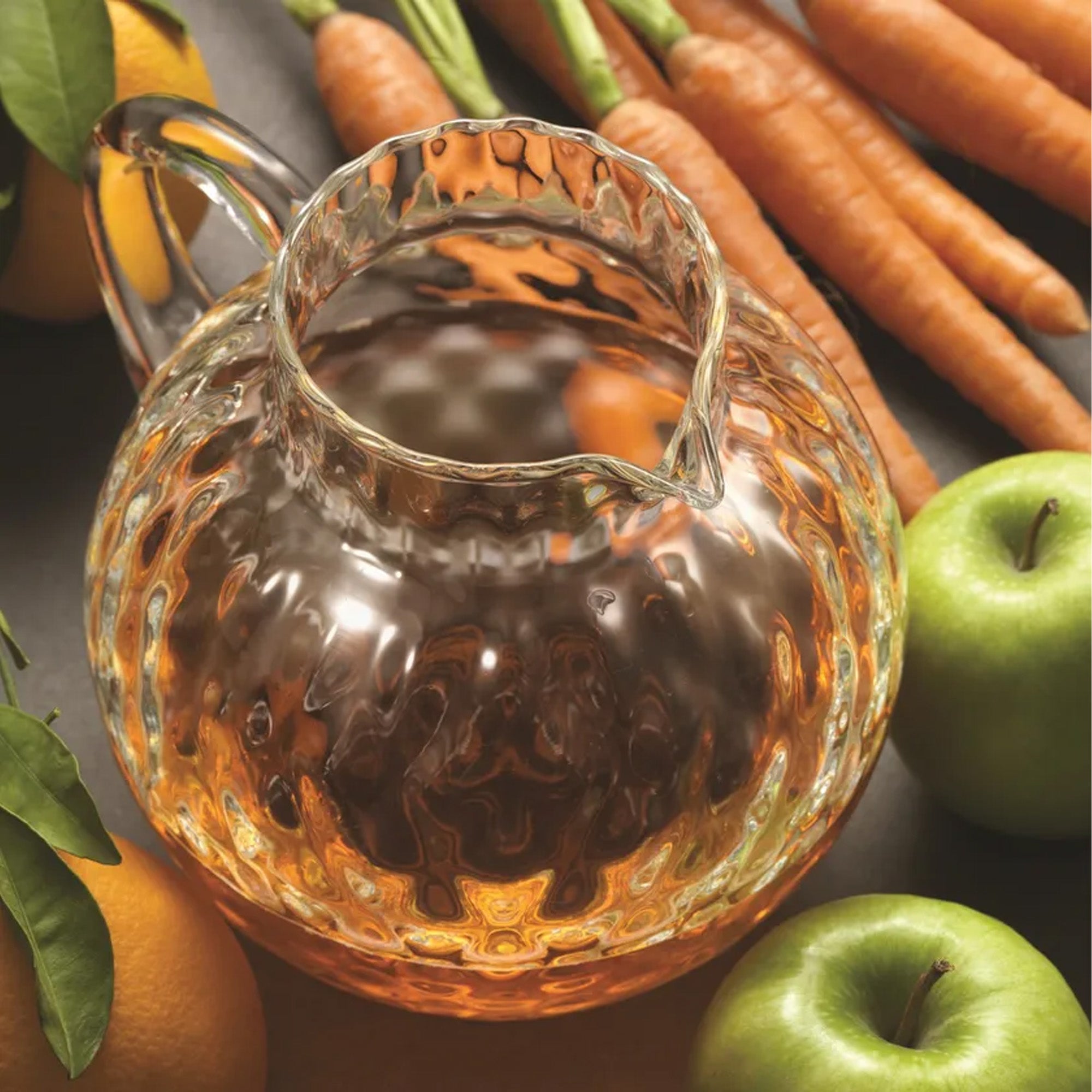 IVV Glue Ball Pitcher Optic Decoration Pink - Handle Clear