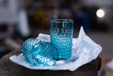 HOBNAIL 6PCS TUMBLER SET 200ML (AQUAMARINE )