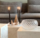 HOBNAIL BOWL 23CM (CRYSTAL)