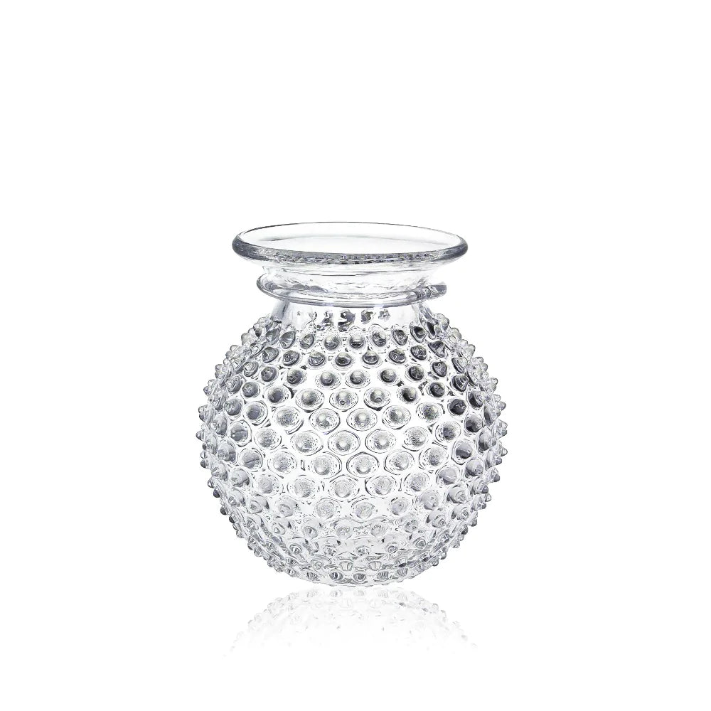Klimchi Hobnail Collar Vase 18cm (Crystal)