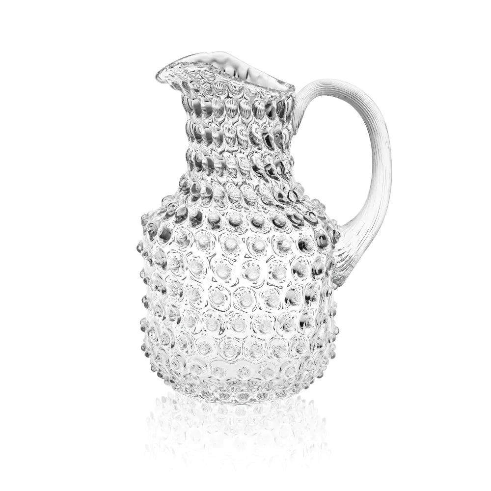 HOBNAIL SQUARE JUG 2000ML (CRYSTAL)