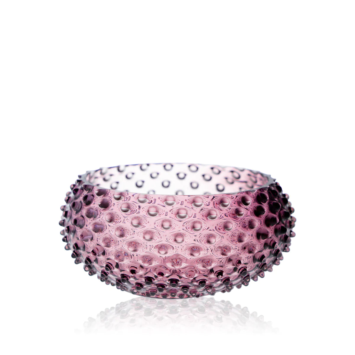 HOBNAIL BOWL 23CM (UNDERLAY VIOLET)