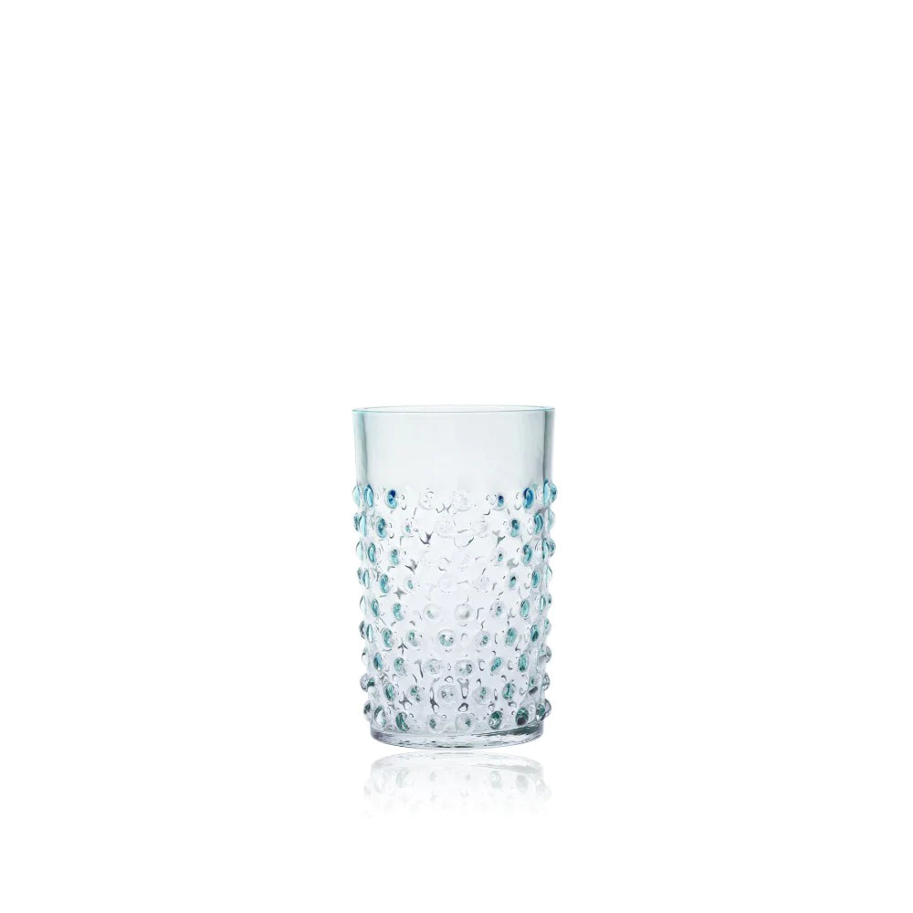 HOBNAIL 6PCS TUMBLERS SET 200ML (UNDERLAY AZURE)