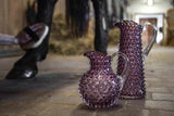 HOBNAIL JUG TALL 1000ML (UNDERLAY VIOLET)