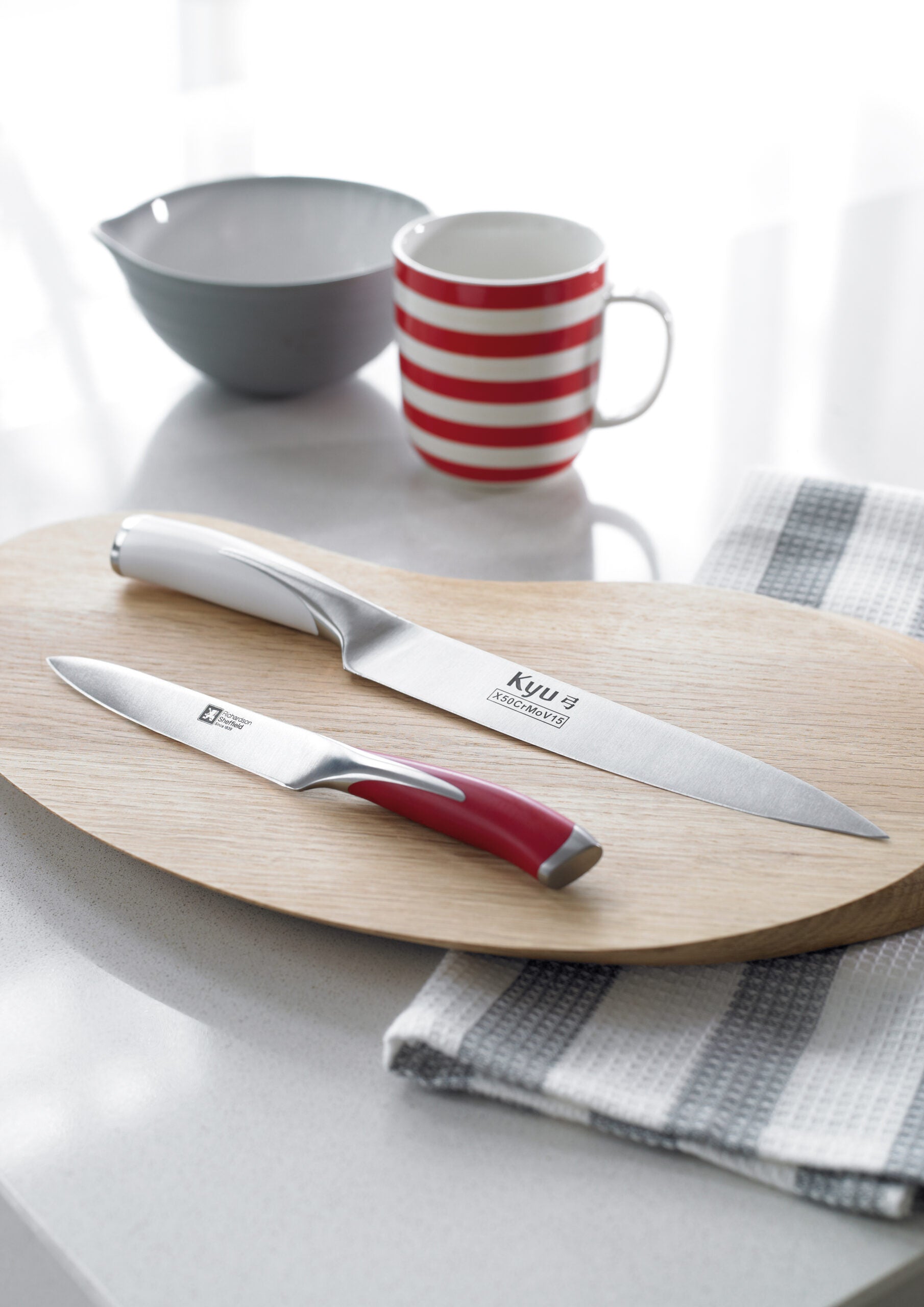 Richardson Sheffield KYU 5Pcs Fire Knife Block Set