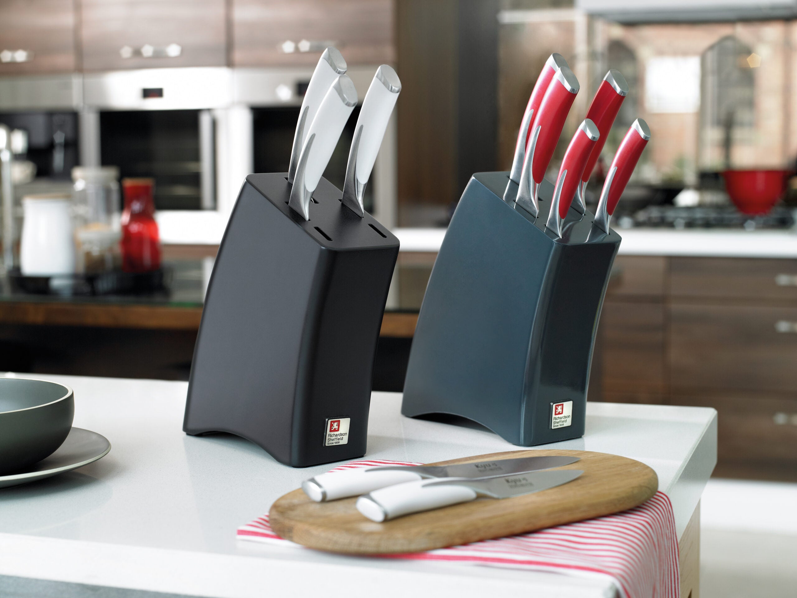 Richardson Sheffield Kyu Mono Kitchen Knife Block Set - 5Pcs
