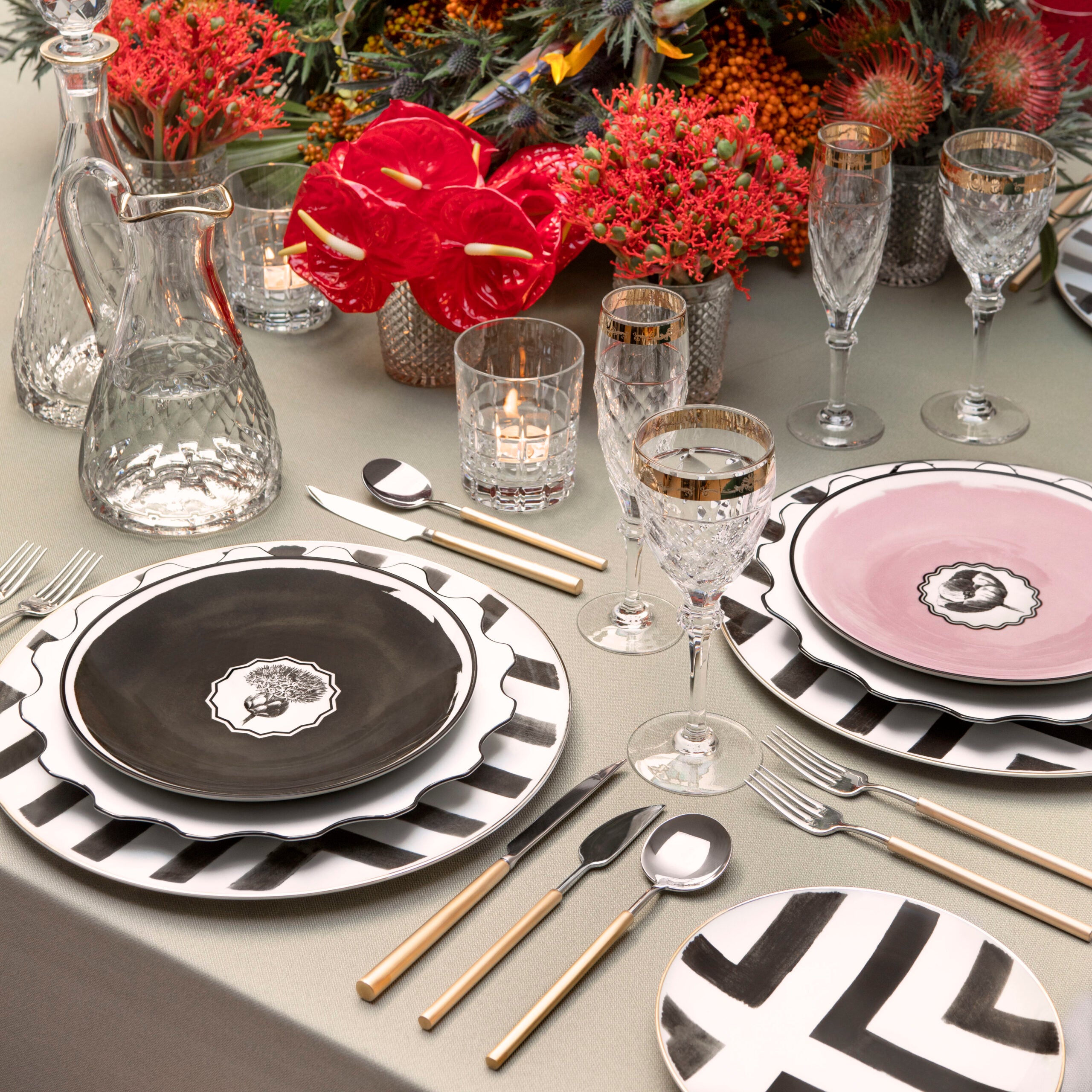 Vista Alegre Set 4 Dessert Plates - Herbariae