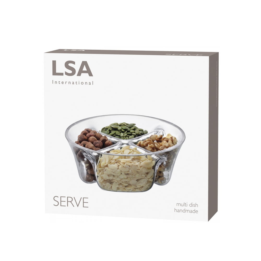 SERVE MULTI DISH Ø18CM CLEAR