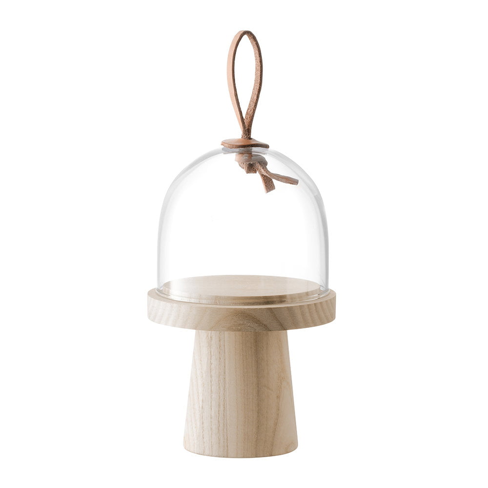 IVALO ASH STAND &amp; DOME  Ø11.5CM/H19CM CLEAR