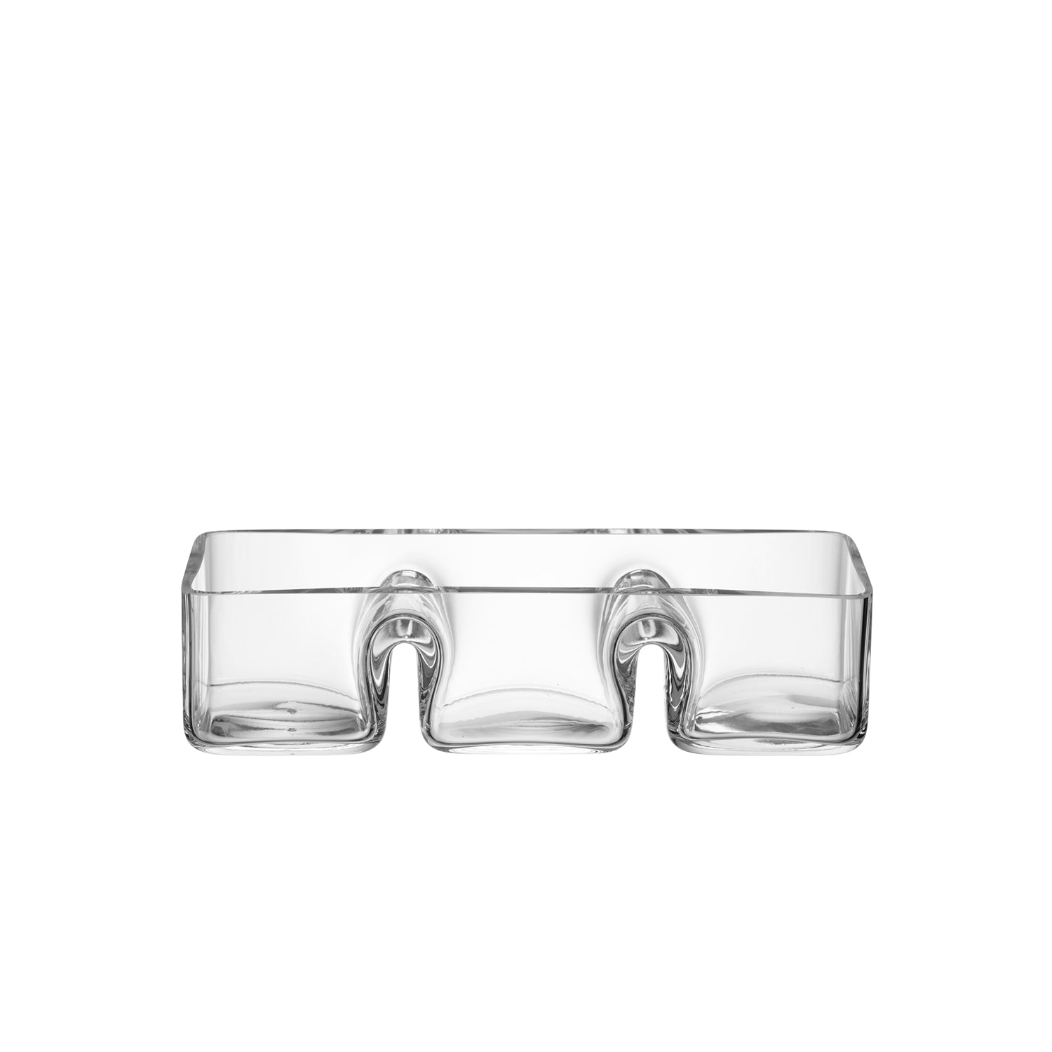 SERVE TRIO DISH L30CM CLEAR