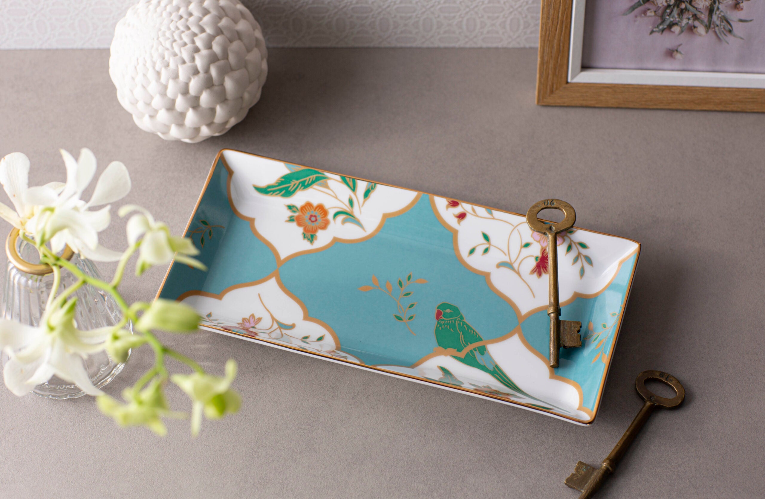 Noritake Rectangular Tray 24CM - Lodi's Morning