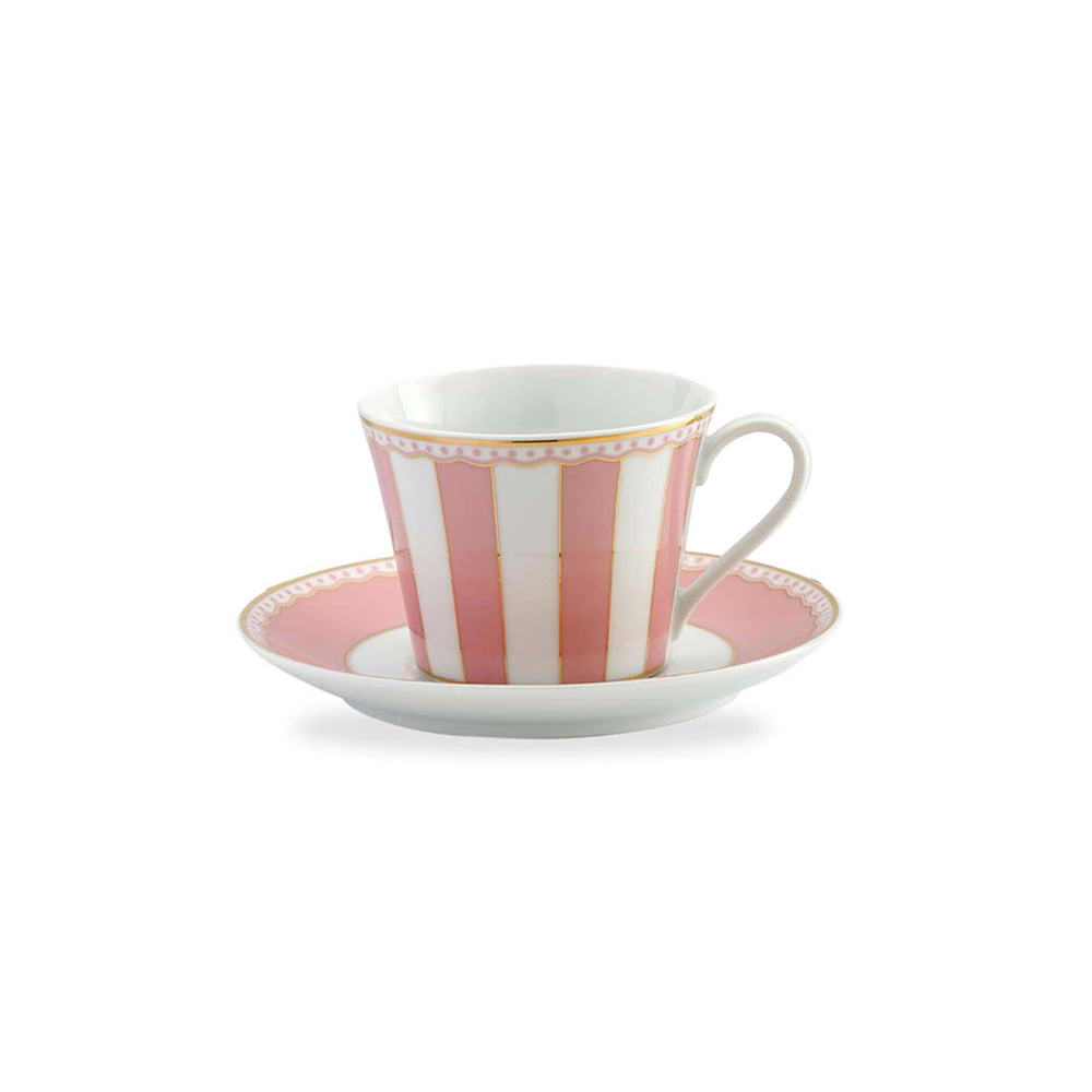 Noritake Carnivale Pink 6Pcs Tea For Two Set With Gift Box