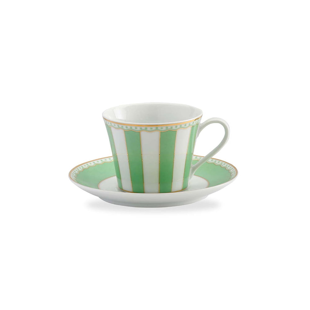 Noritake Carnivale Apple Green 6Pcs Tea For Two Set With Gift Box