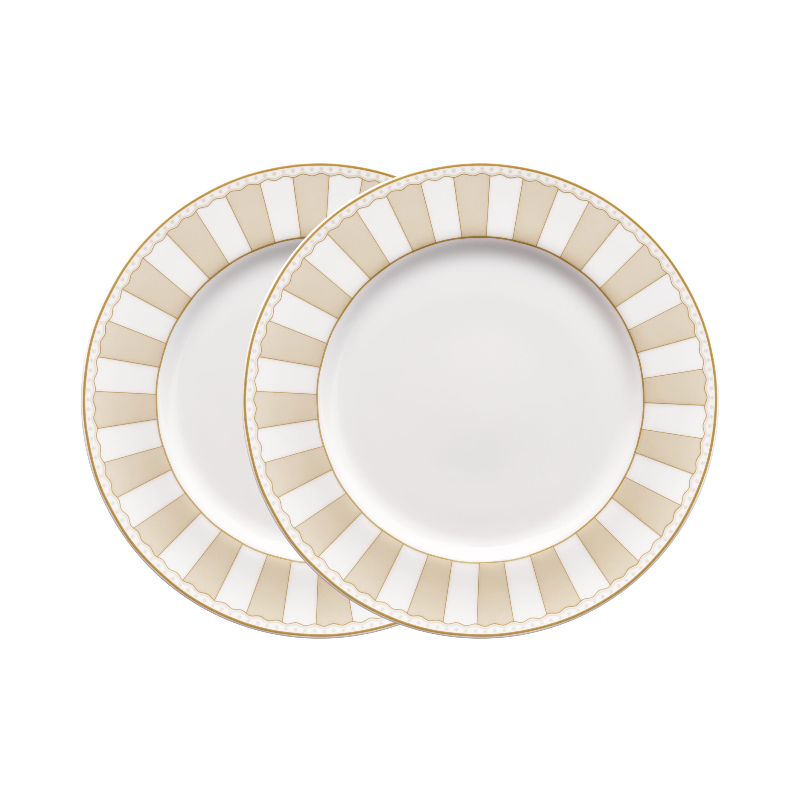 Noritake 2Pcs Dinner Plate With Gift Box  - Carnivale Champagne