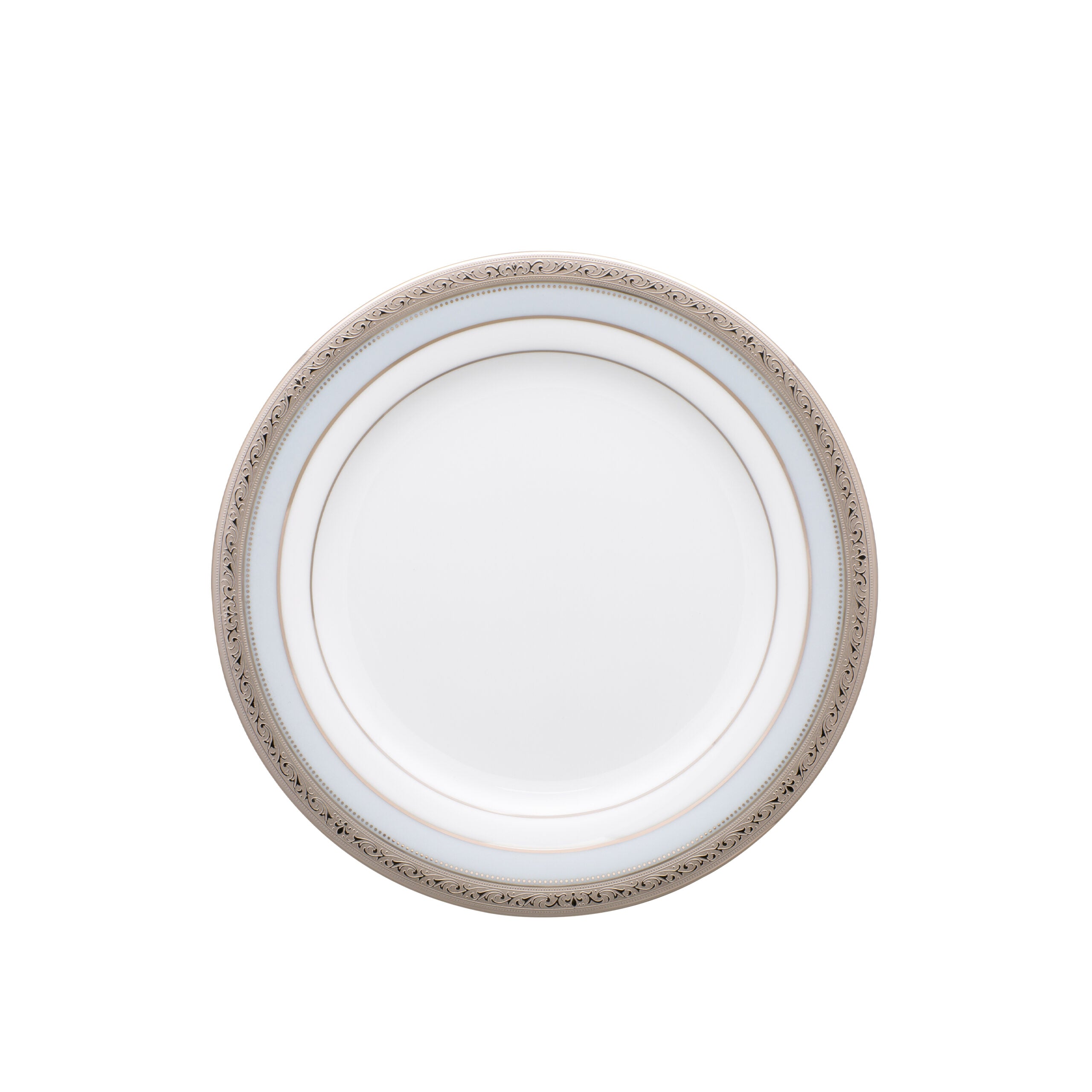 Noritake 96Pcs Dinner & Tea Set for 12 Person - Signature Mica Platinum