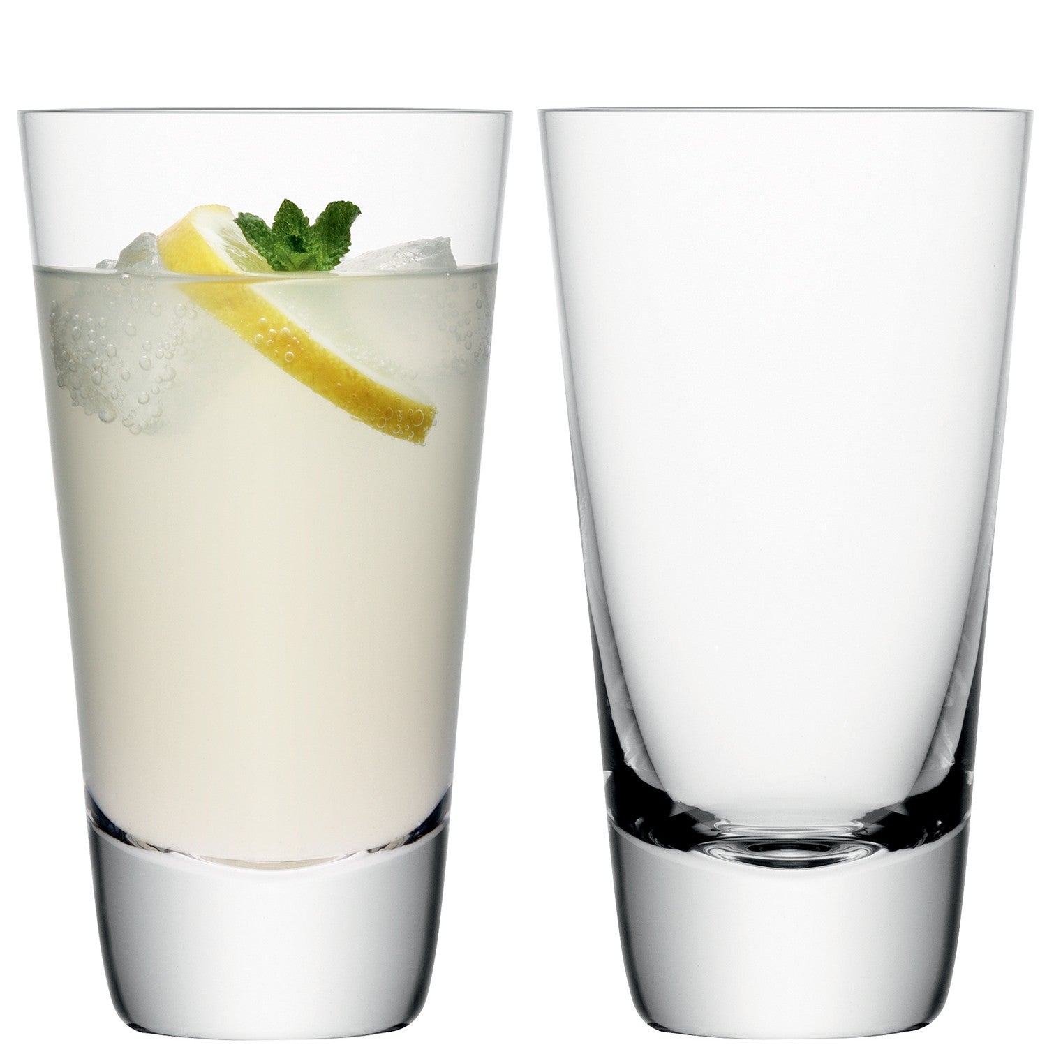 LSA International 2Pcs Set Madrid Highball 440ml Clear