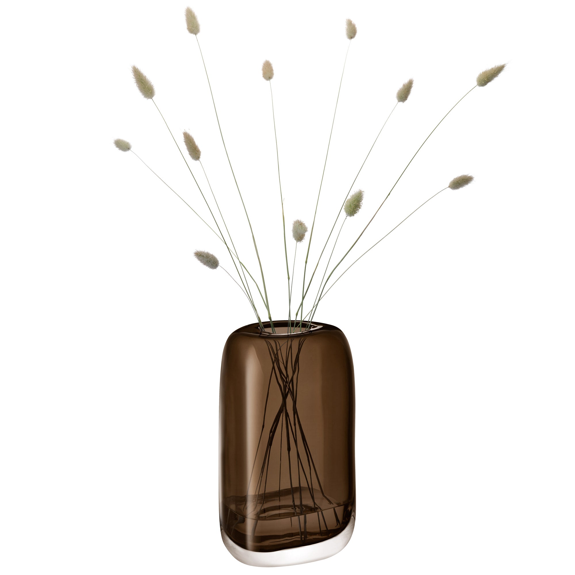 Melt Vase H24cm Mushroom Brown