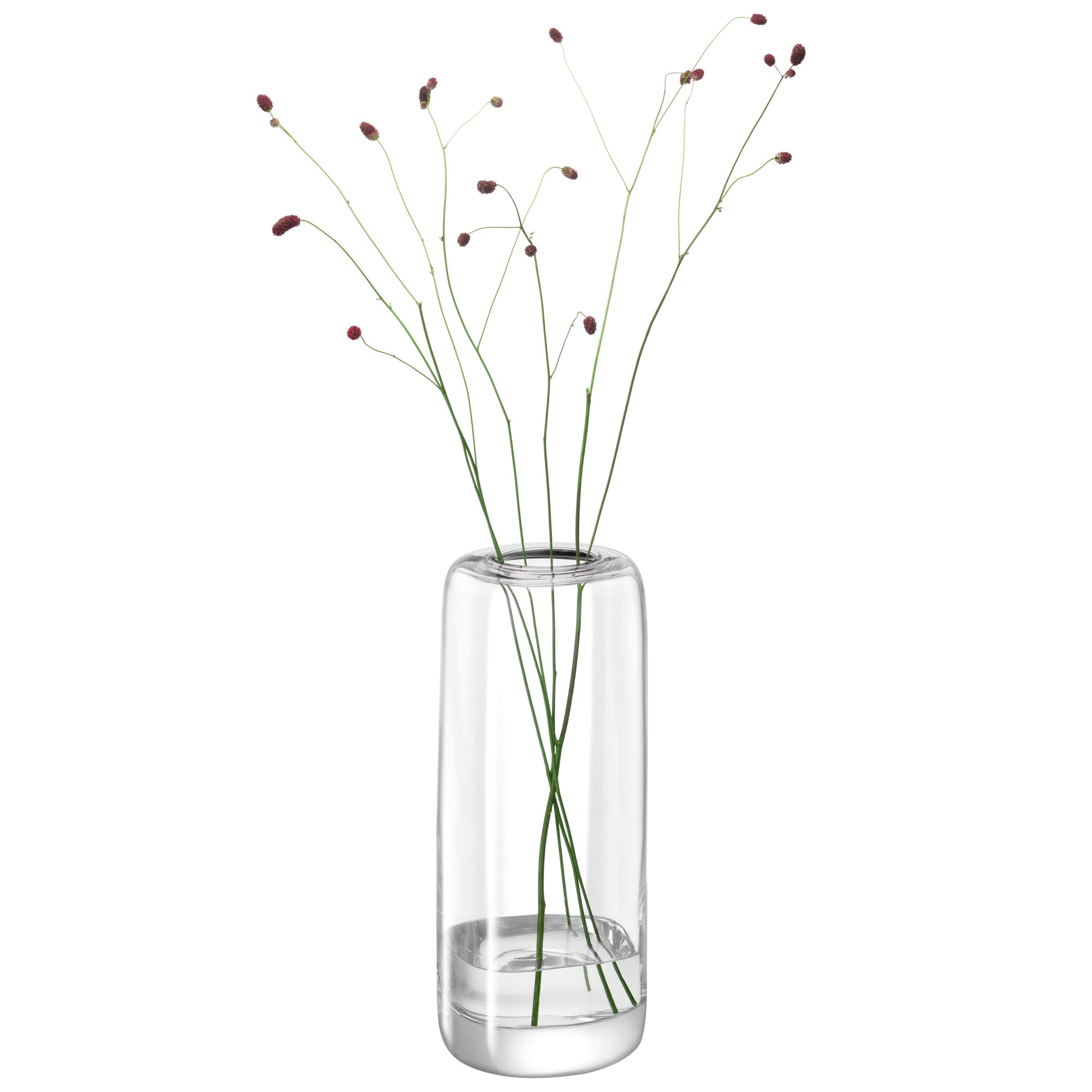 MELT VASE H34CM CLEAR