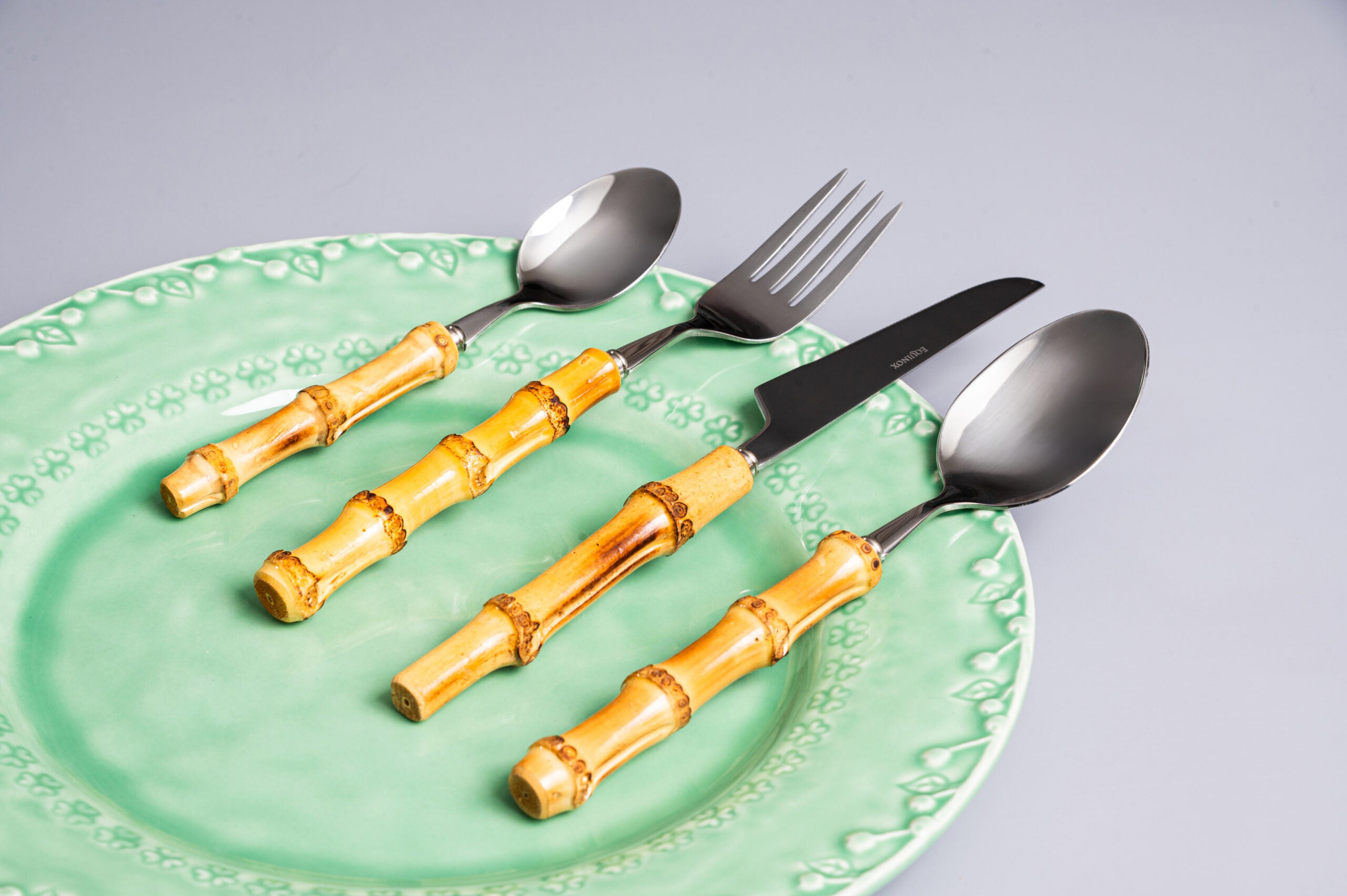 Equinox 4 Pcs Cutlery Set with Gift Box - Bamboo