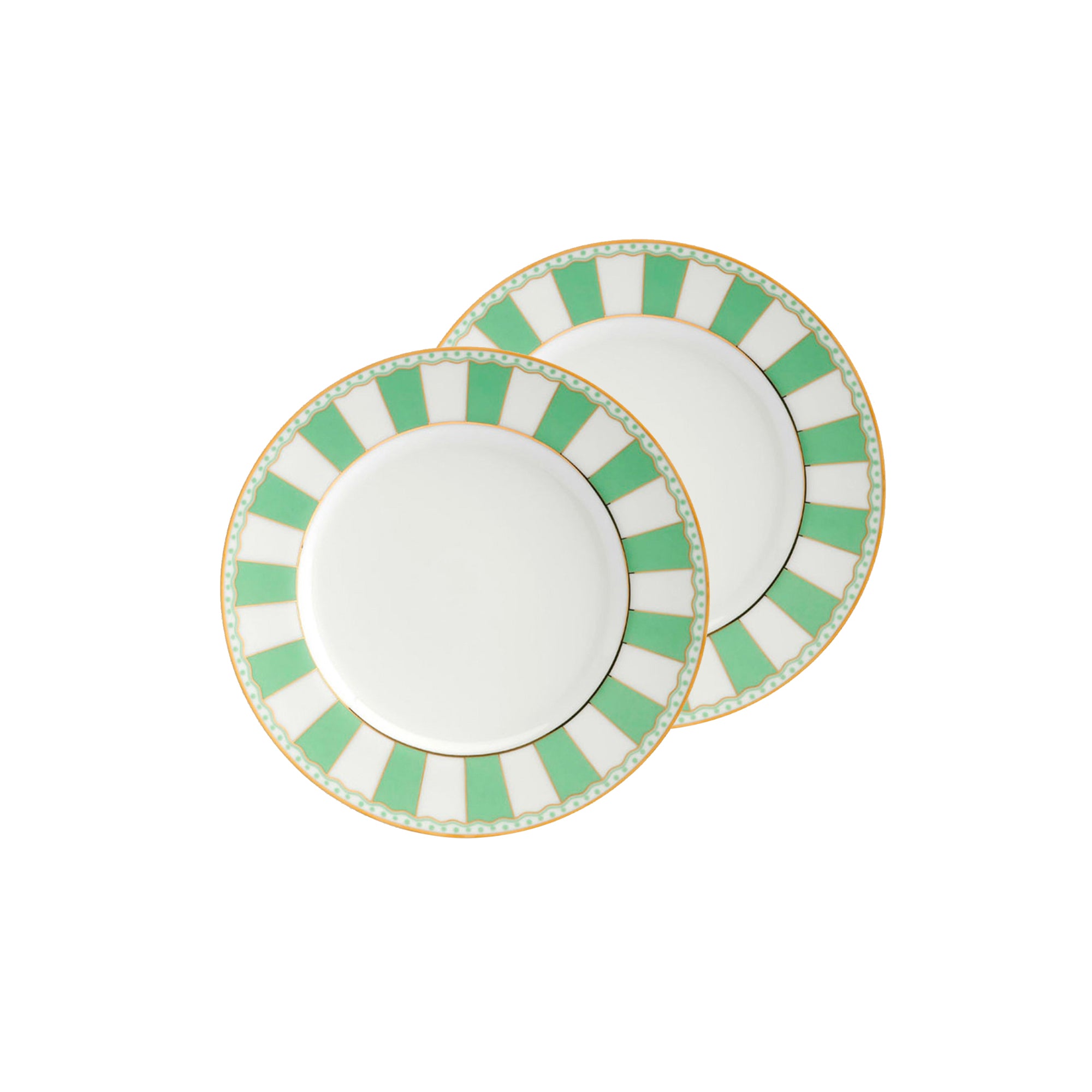 Noritake Carnivale Apple Green 2Pcs Mini Plate 16Cm