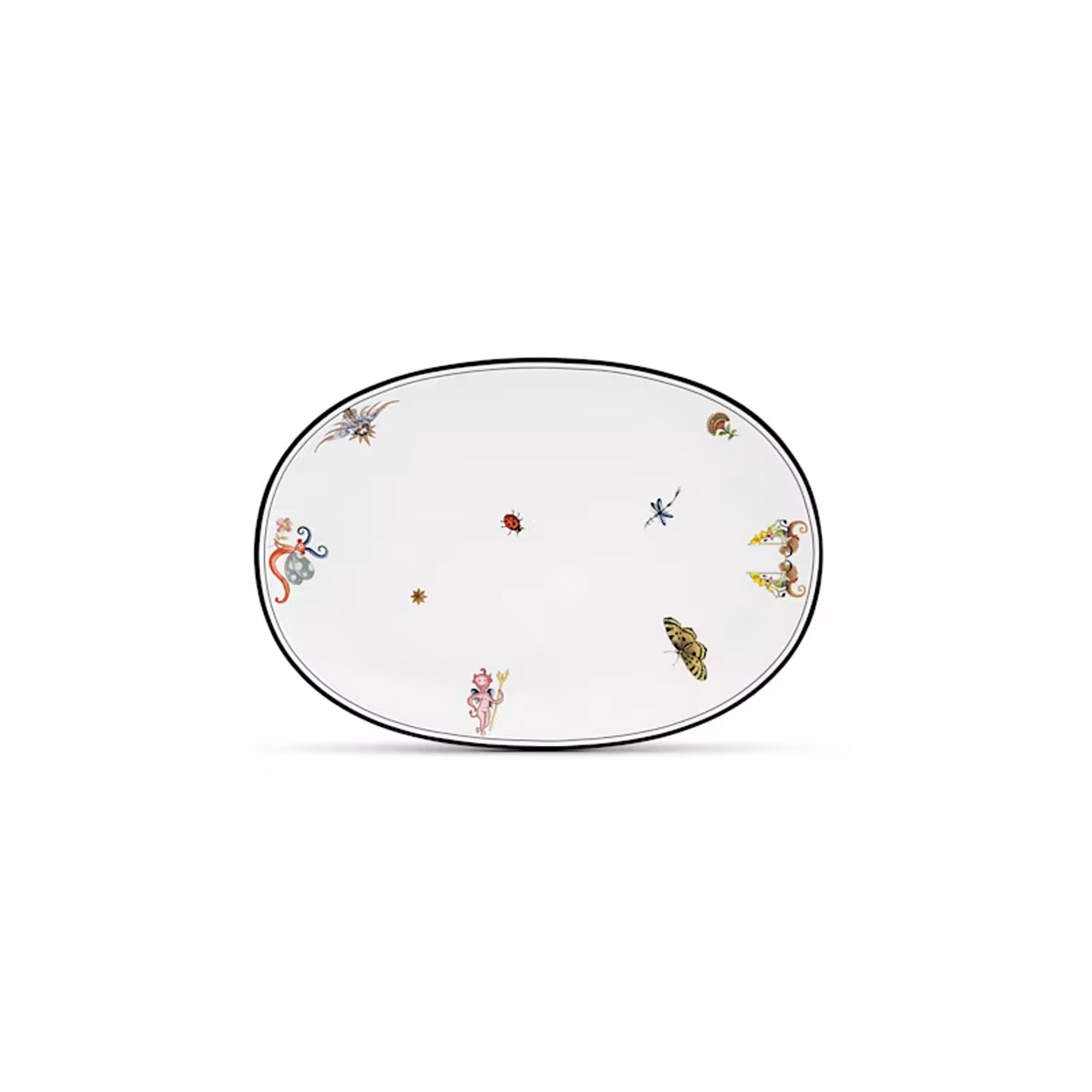 Ginori 1735 Oval Flat Platter 33cm - Arcadia
