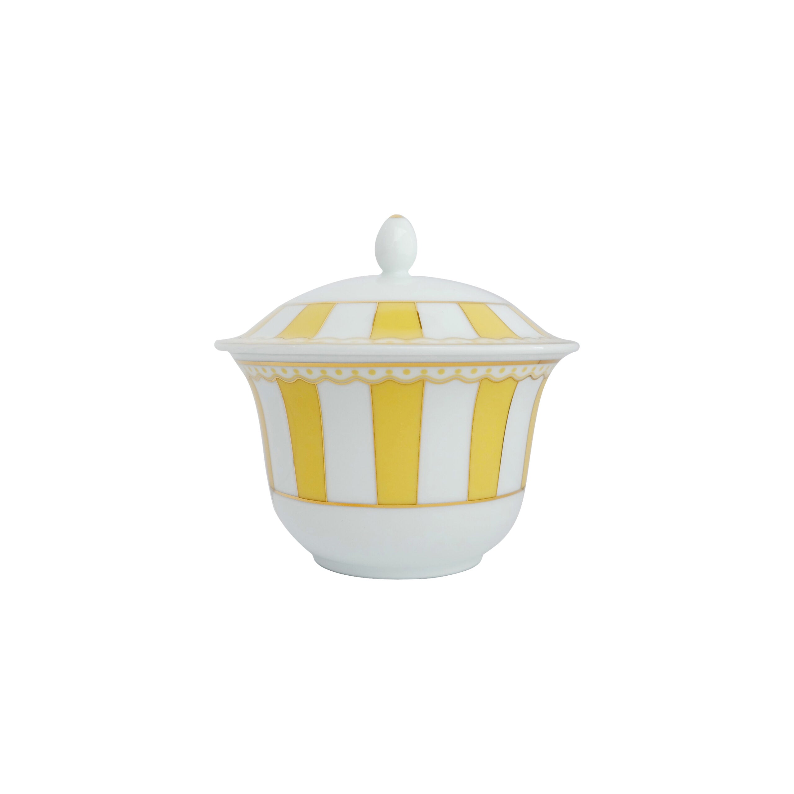 Noritake Carnivale Yellow Sweet Container