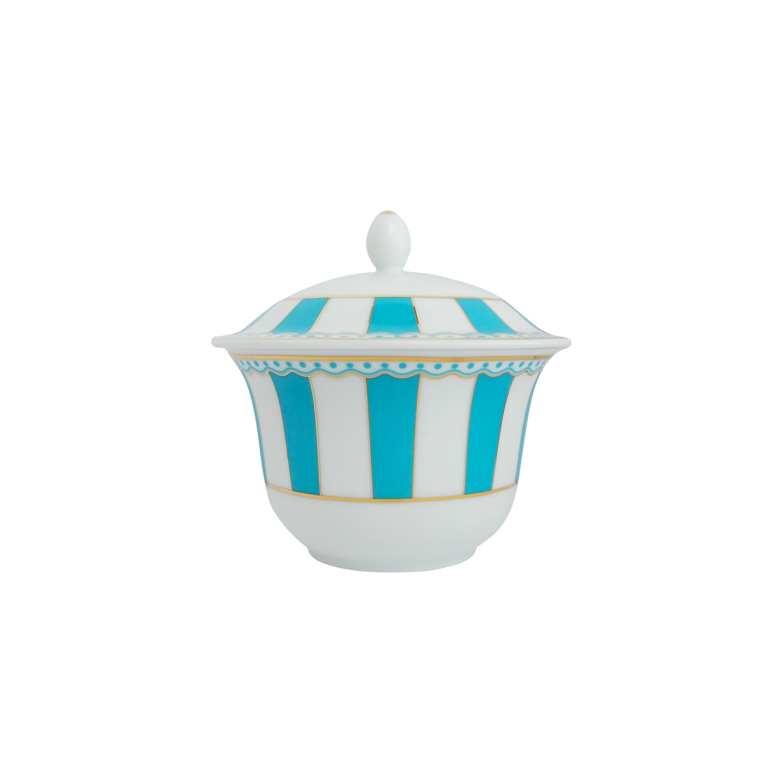 Noritake Carnivale Light Blue Sweet Container