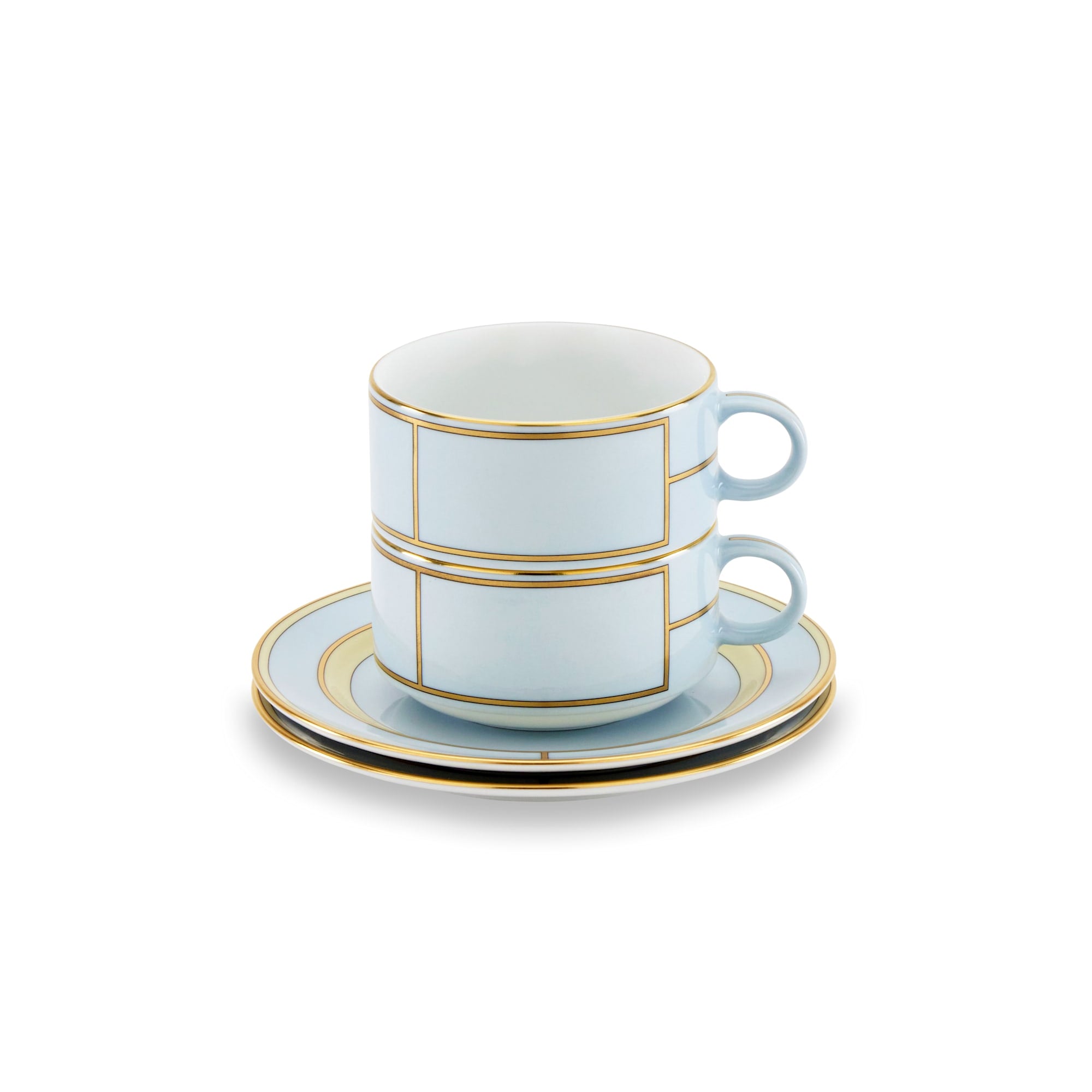 Ginori 1735 Tea Cup Set for 2 - Diva Celeste