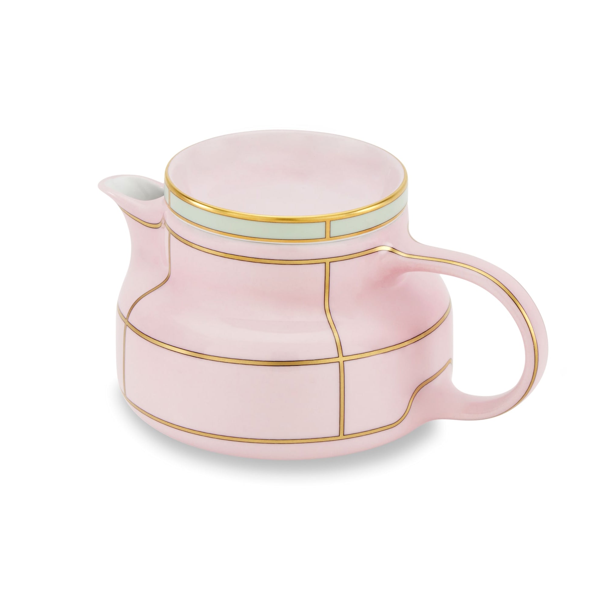 Ginori 1735 Teapot w/ Cover 770cc - Diva Rosa