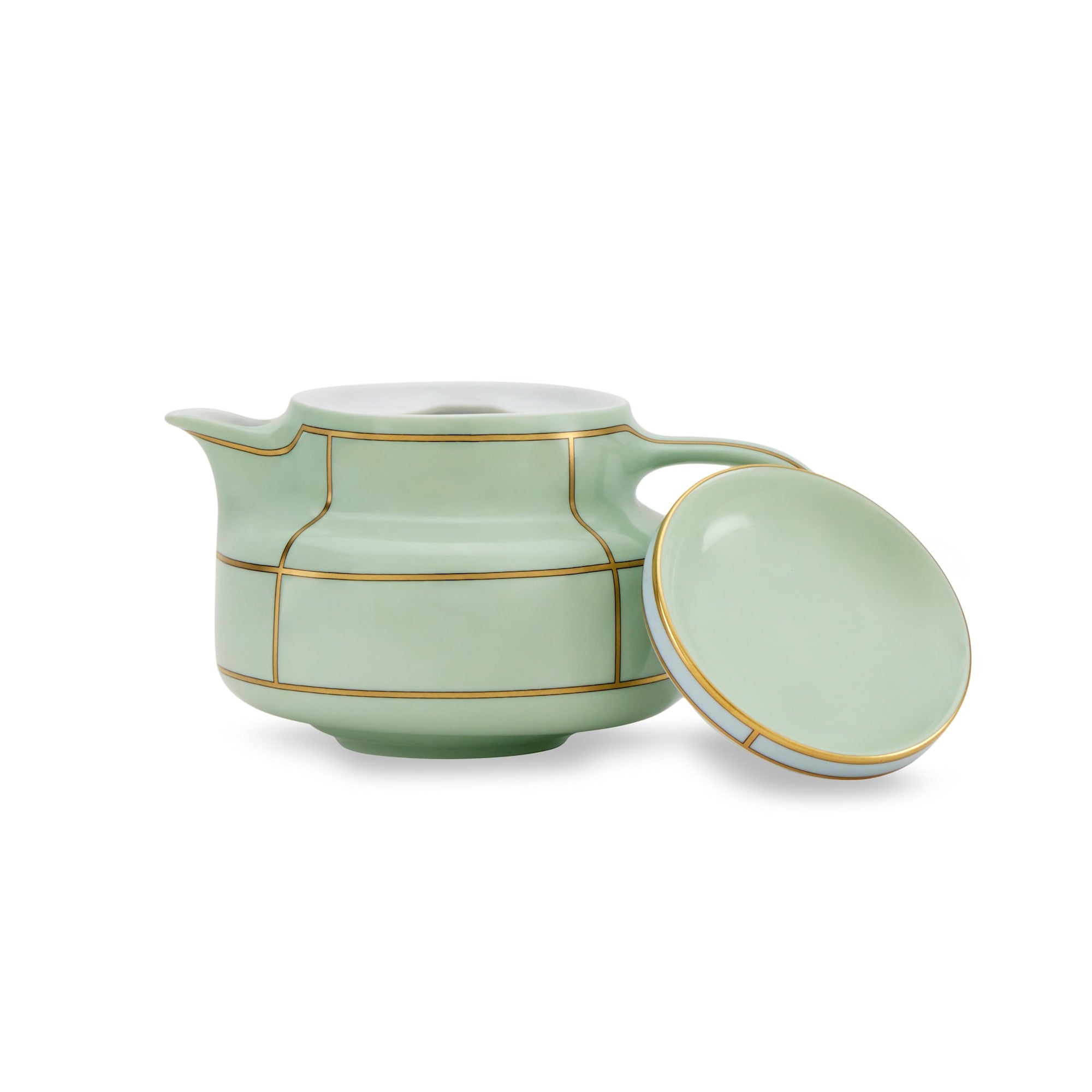 Ginori 1735 Teapot w/ Cover 770cc - Diva Verde