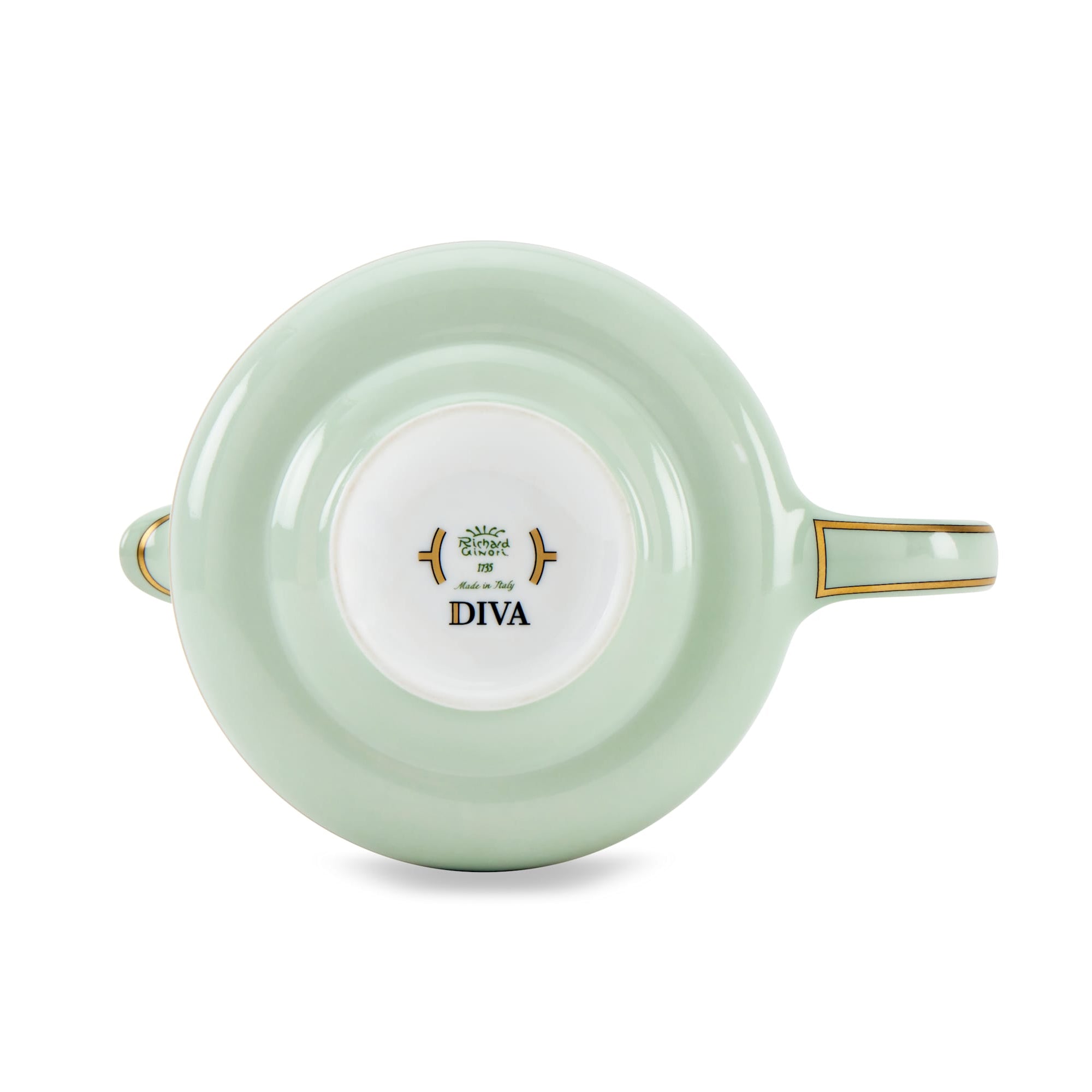 Ginori 1735 Teapot w/ Cover 770cc - Diva Verde