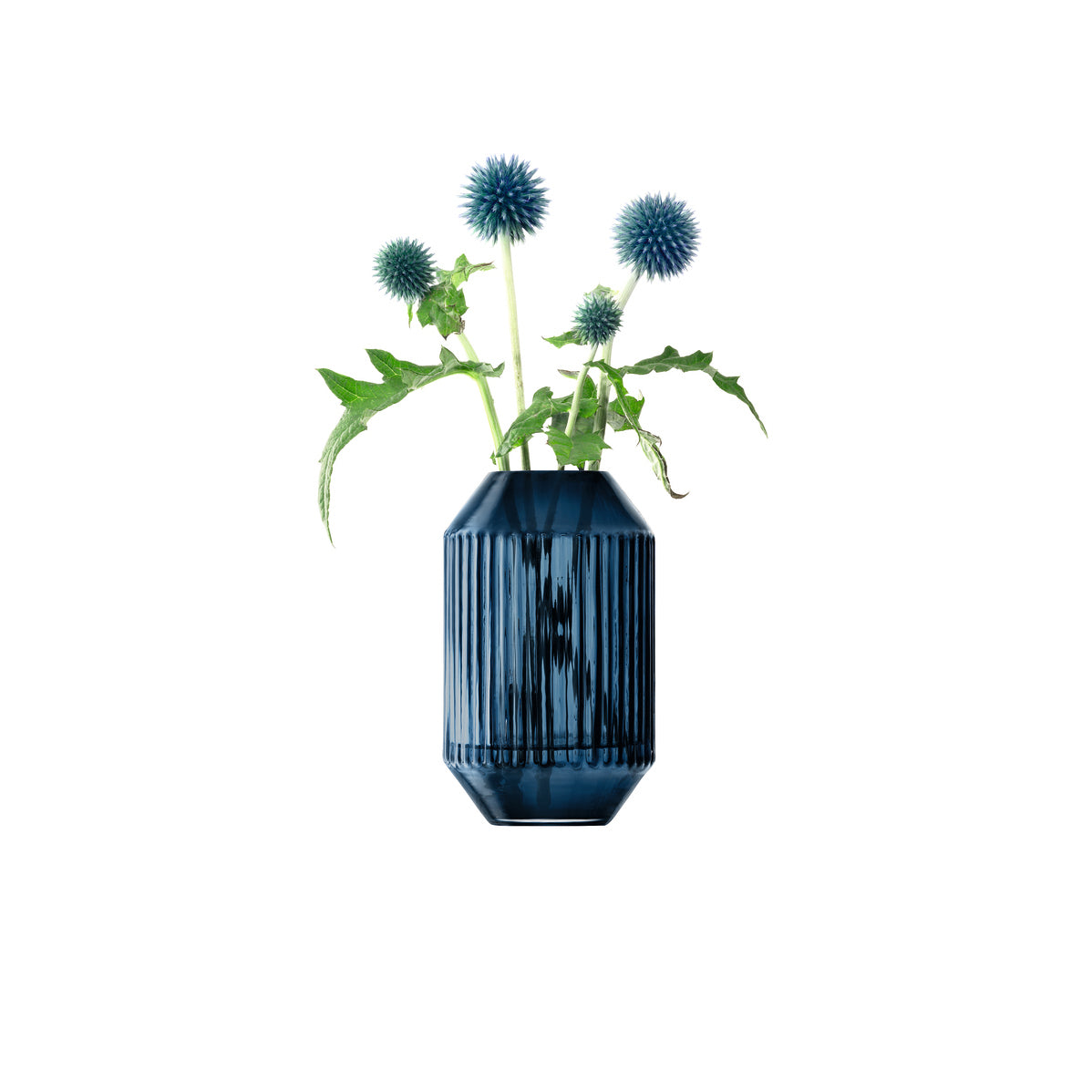 LSA International Rotunda Vase H15cm - Sapphire
