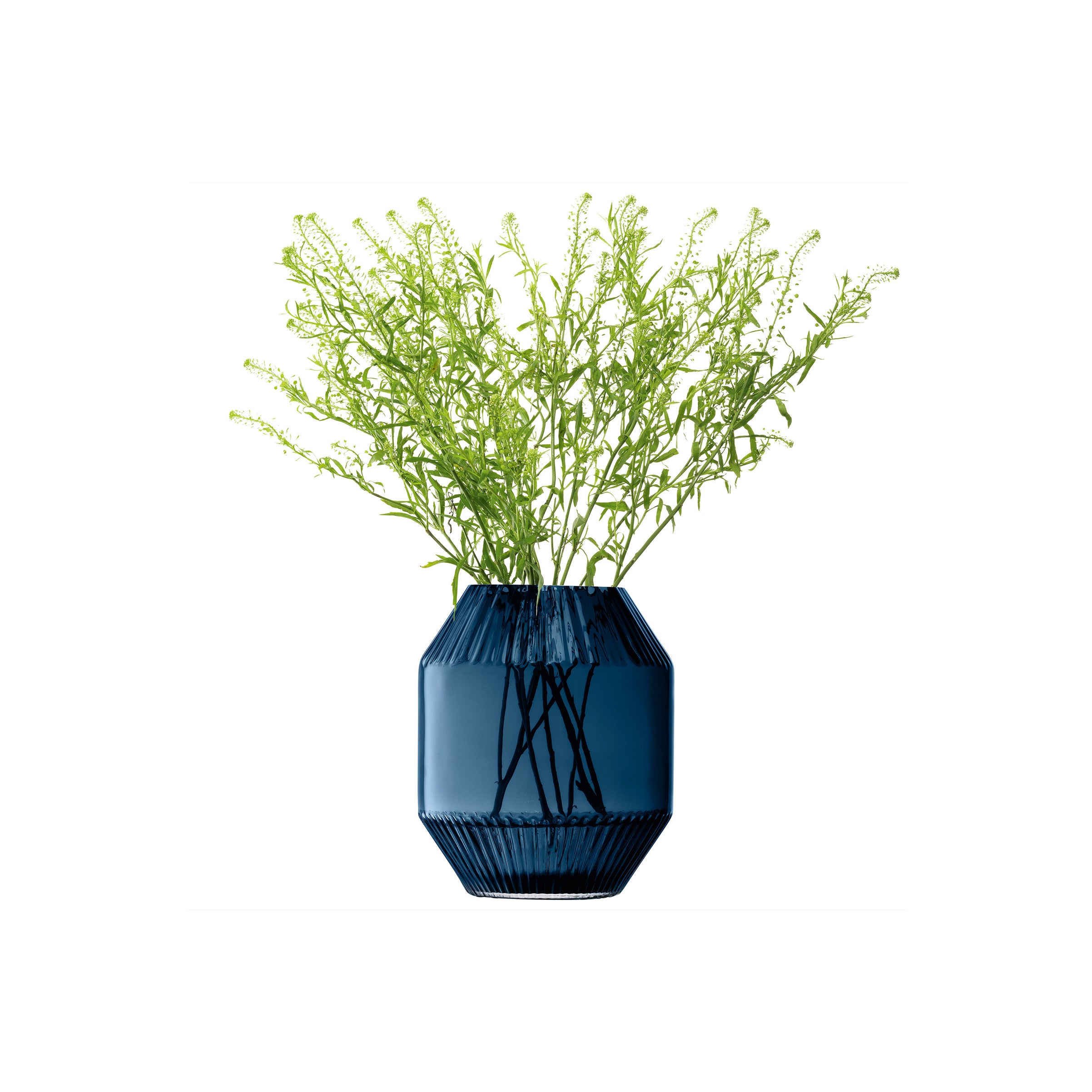 LSA International Rotunda Vase H20cm - Sapphire