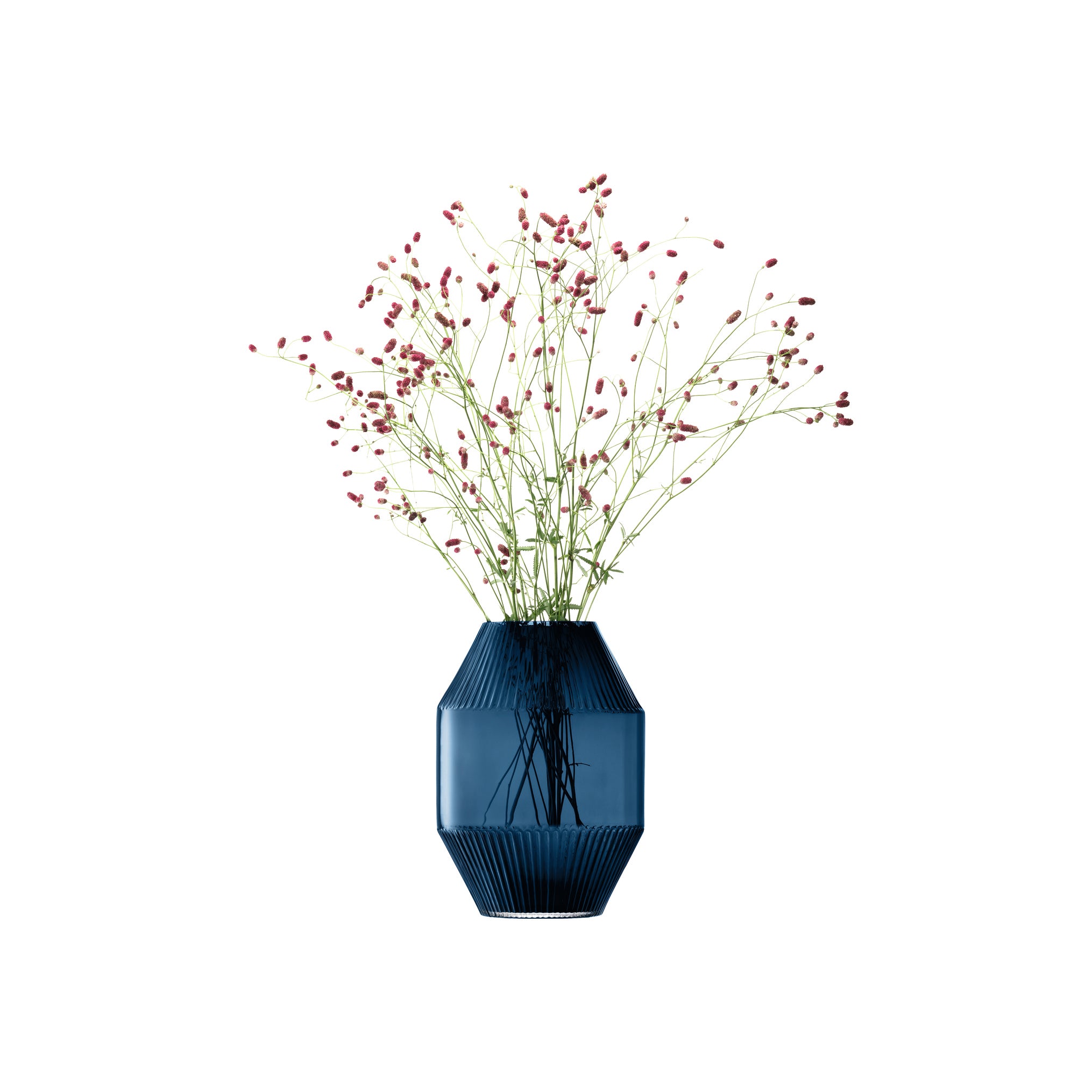 LSA International Rotunda Vase H37cm Sapphire