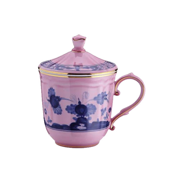 Ginori 1735 Mug With Cover 400Cc-Oriente Itatiano Azalea