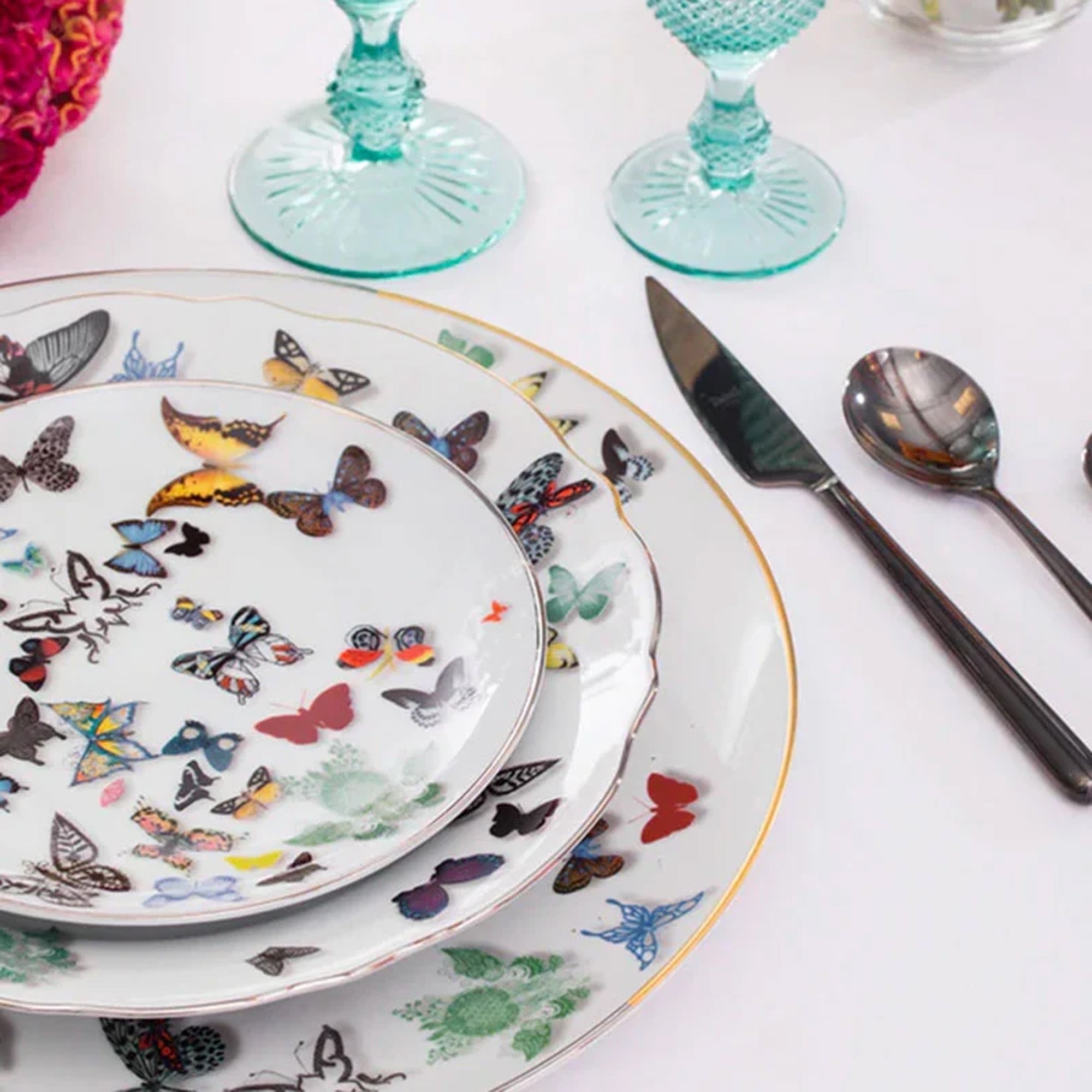Vista Alegre Soup Plate - Butterfly Parade