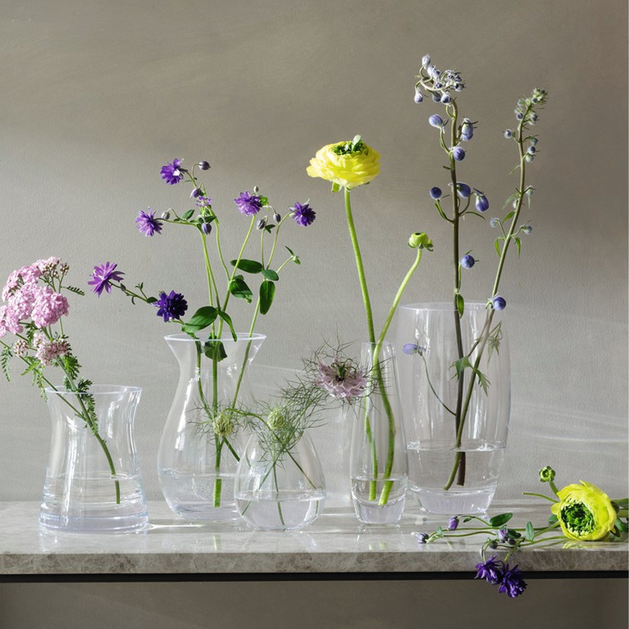 LSA International Flower Garden Posy Vase H13cm - Clear